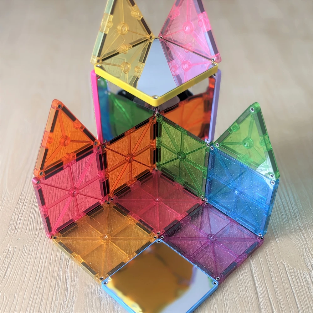 MAGNA-TILES Magnetinis konstruktorius „Žvaigždžių dulkės“, 15 det.