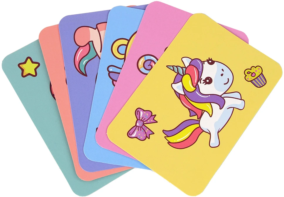 Lean Toys Magnetinių galvosūkių knyga-dėlionė Vienaragiai Color Day
