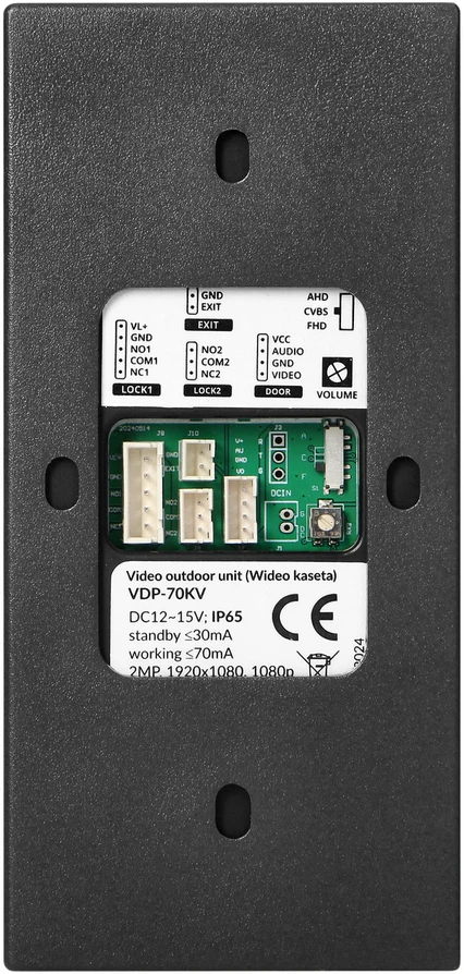 Orno MAILO, vienos šeimos vaizdo domofono komplektas, 4 laidų, 10 colių, Wi-Fi, lietimui jautrus ekranas, „Full HD“, RFID, šifravimo įrenginys