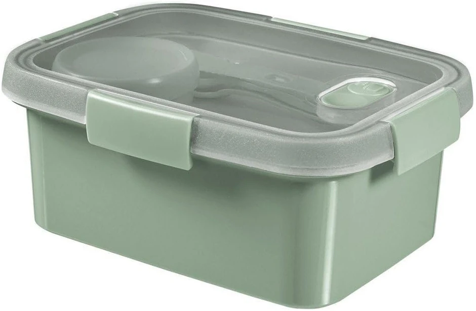 Keter CURVER MAISTO DĖŽUTĖ STAČIAKAMPĖ LUNCH KIT 1,2L /ŽALIA