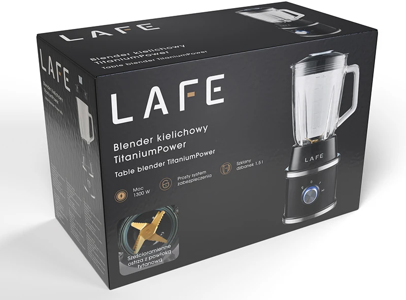Kokteilinė Lafe TitaniumPower, LAFBLE47472