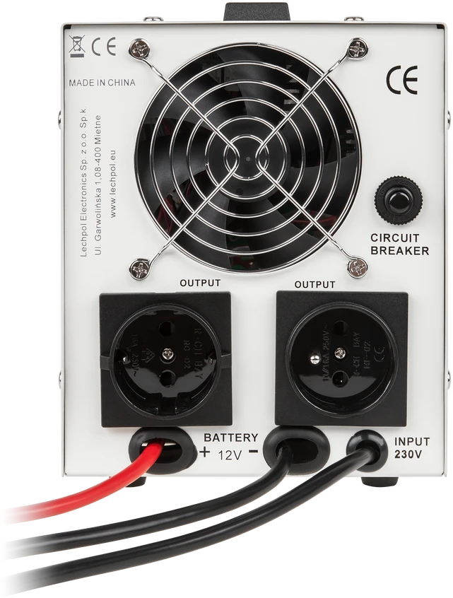 Nepertraukiamo maitinimo šaltinis 300W 12V/230VAC sinusas KEMOT - baltas