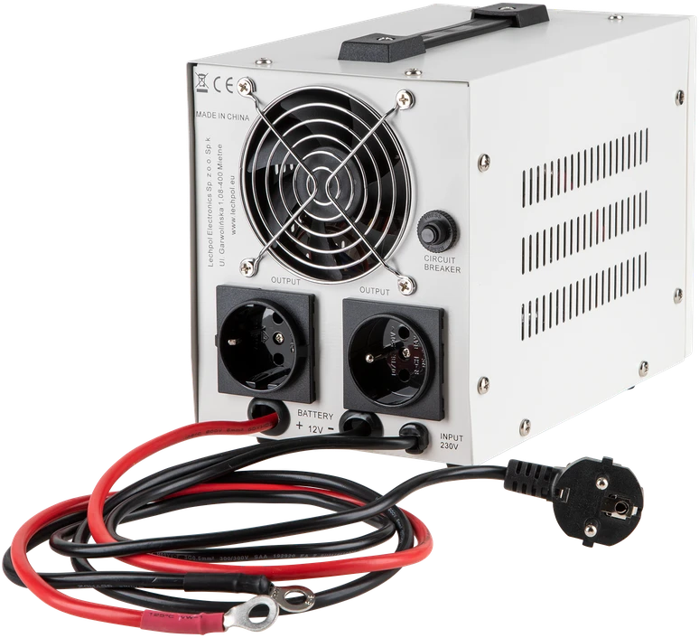 Nepertraukiamo maitinimo šaltinis 300W 12V/230VAC sinusas KEMOT - baltas