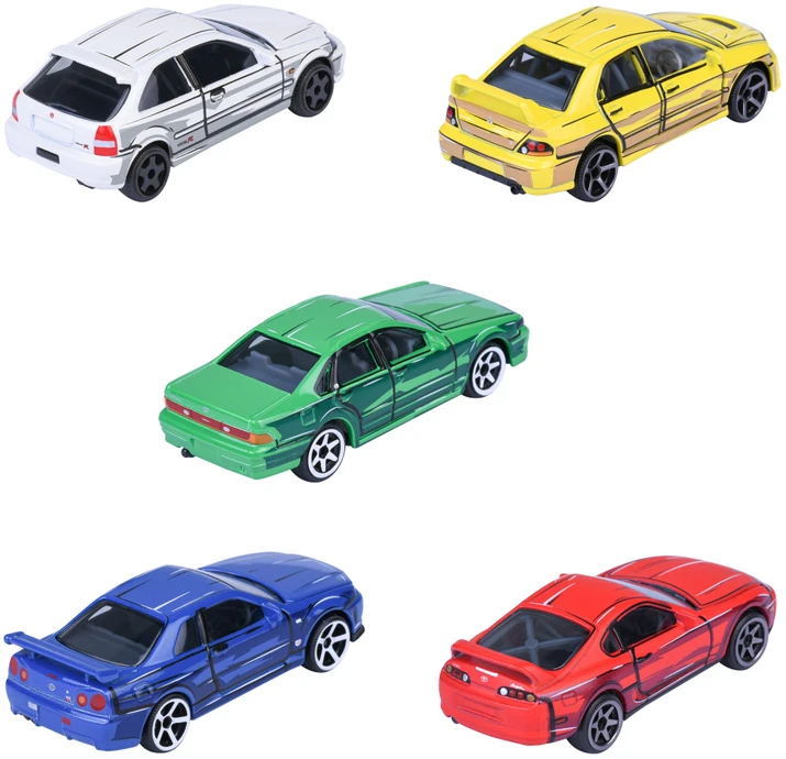 Majorette - JDM Legends Anime 5 dalių dovanų rinkinys (8504105000)