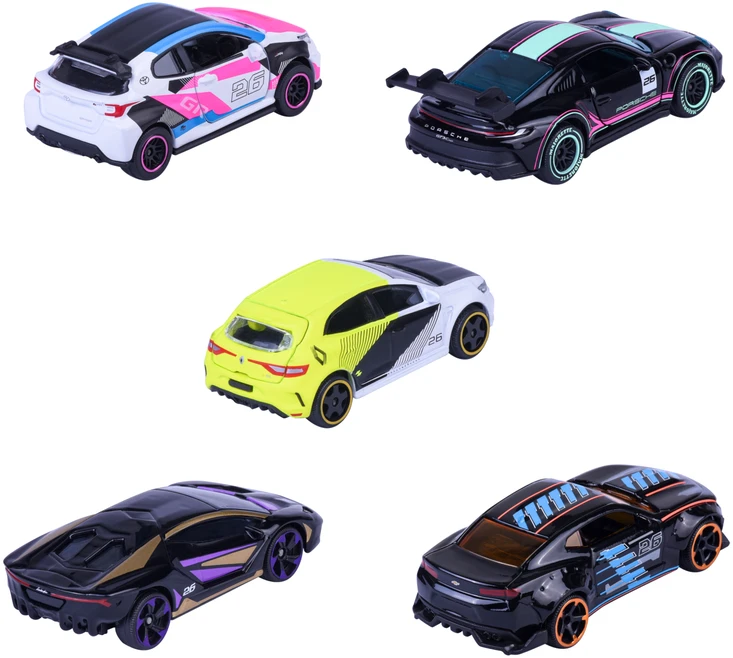Majorette - Neon Racer 5 dalių dovanų rinkinys (8504105004)