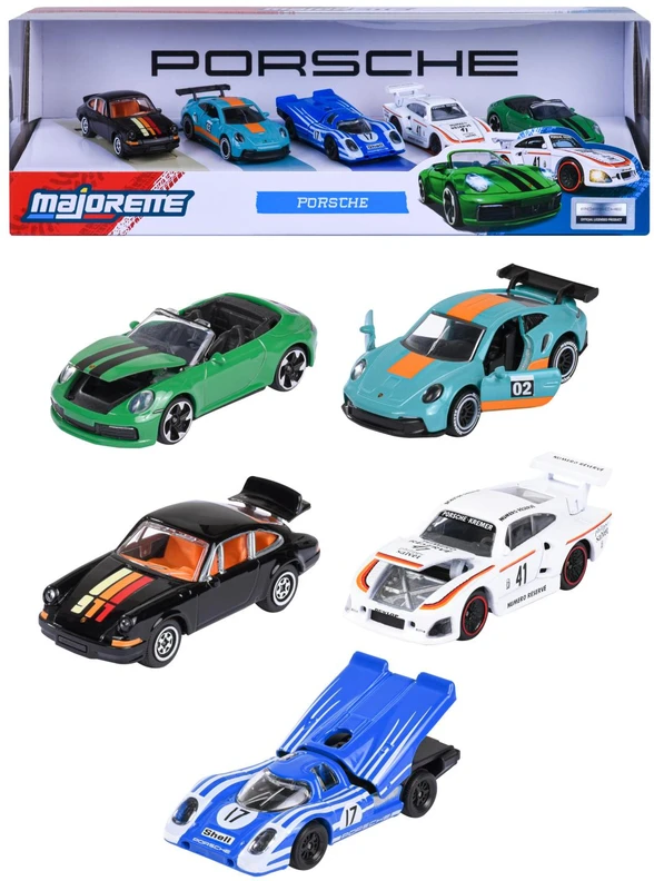Majorette - Porsche 5 dalių dovanų rinkinys (8502105002)