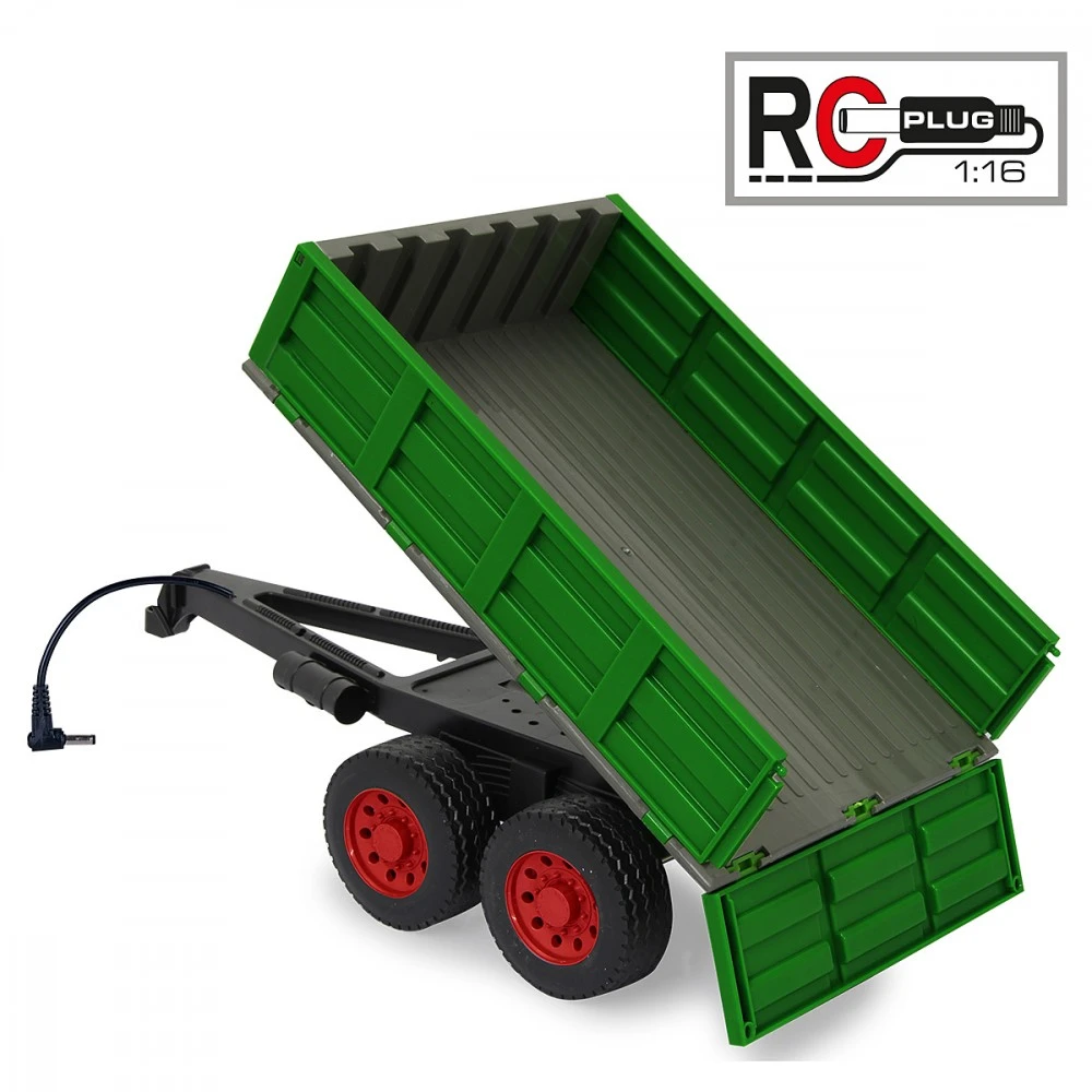 Klein Rinkinys Fendt 1050 rc traktoriaus komplektas 1:16 su nuotoliniu būdu valdoma Jamara priekaba