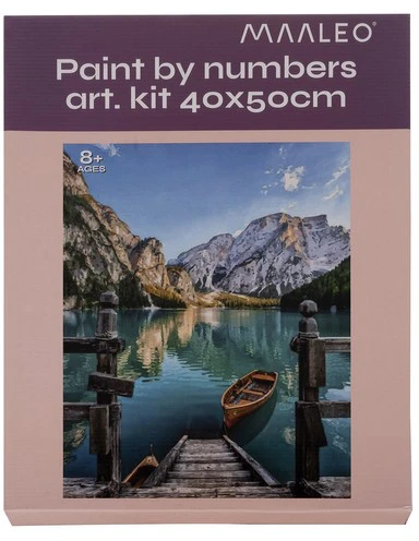 Maaleo Tapyba pagal skaičius - Ežeras kalnuose 40X50CM PREMIUM
