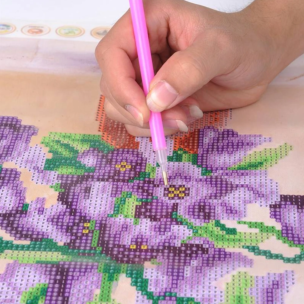 Malowanie Paveikslas skaičiais + deimantinis siuvinėjimas 2 viename 5D rinkinys 40x50 cm