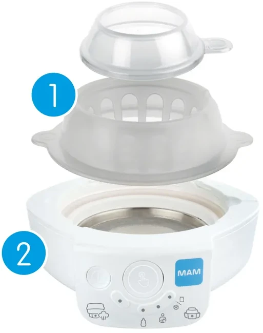 MAM – 6in1 sterilizatorius ir buteliuko šildytuvas