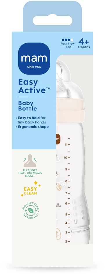 MAM – „Easy Active“ kūdikių buteliukas – neutralus – 330 ml