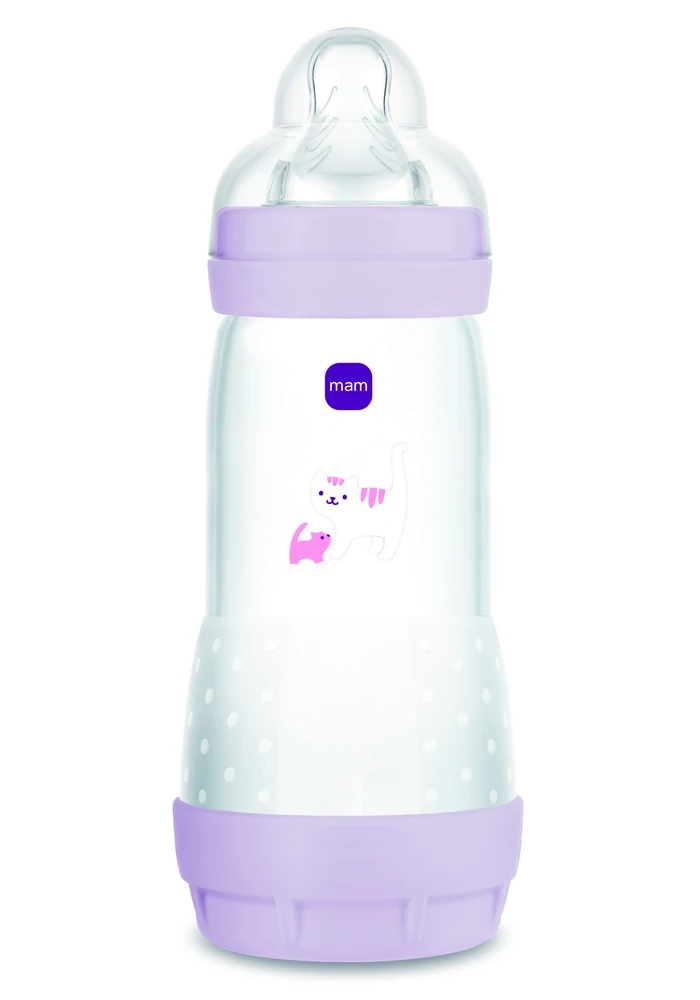 MAM – „Easy Start“ buteliukas nuo dieglių – levandų skonio – 320 ml