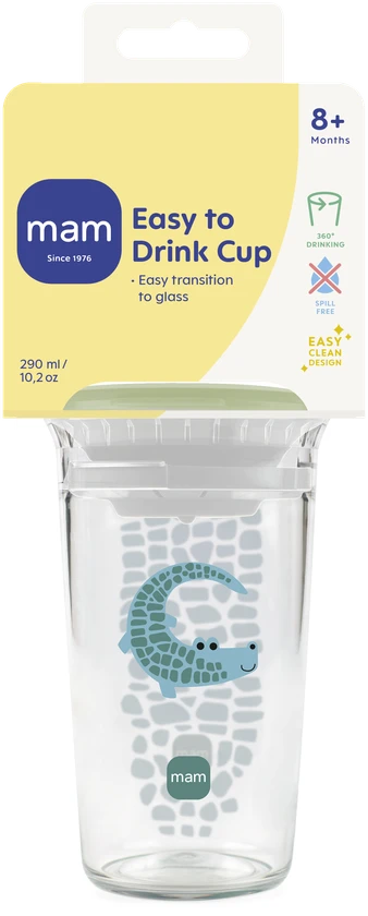 MAM – lengvai geriamas puodelis – mėlynas – 290 ml