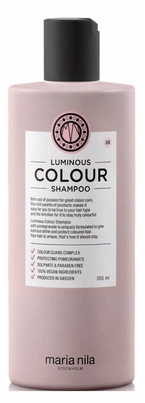 Maria Nila Luminous Colour šampūnas plaukams be sulfatų, 350 ml