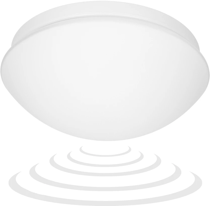 Orno MARIN, lubinis šviestuvas su mikrobangų judesio jutikliu, 60 W, E27, IP44, matinis stiklas