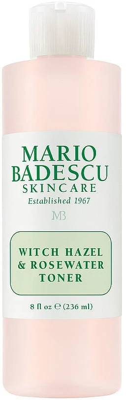 Mario Badescu Witch Hazel & Rosewater Toneris valomasis tonikas su rožių vandeniu, 236 ml