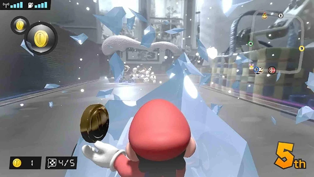 Nintendo Mario Kart Live Home Circuit LUIGI mašinėlės rinkinys