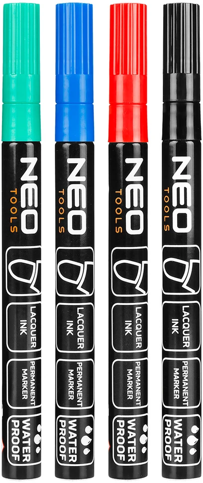 Marker Statybiniai žymekliai NEO TOOLS 13-853 (4 vnt.)