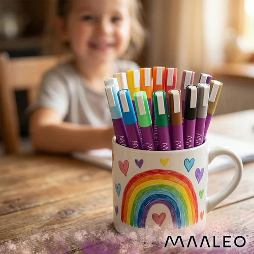 Akriliniai žymekliai - 16 vnt. rinkinys Maaleo 27051