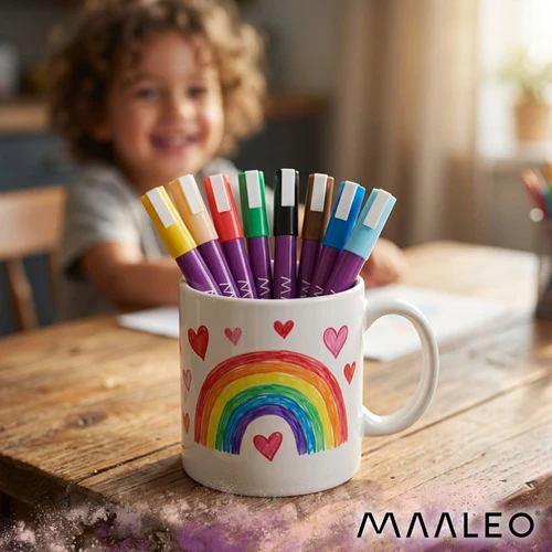 Akriliniai žymekliai - 8 vnt. rinkinys Maaleo 27052