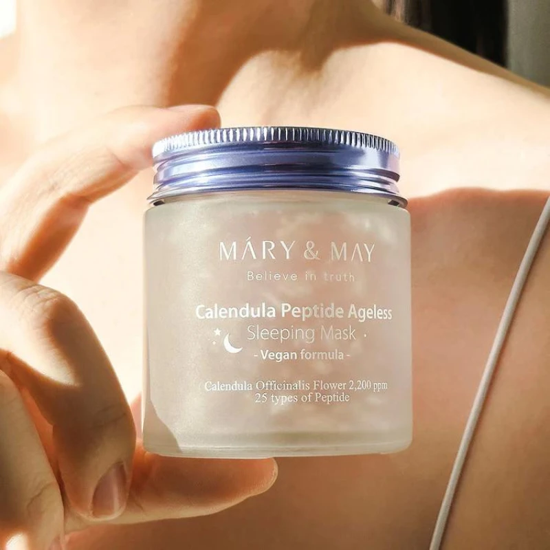 MaryMay – medetkų peptidų senėjimą stabdanti miego kaukė – 110 g