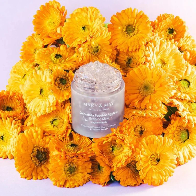 MaryMay – medetkų peptidų senėjimą stabdanti miego kaukė – 110 g