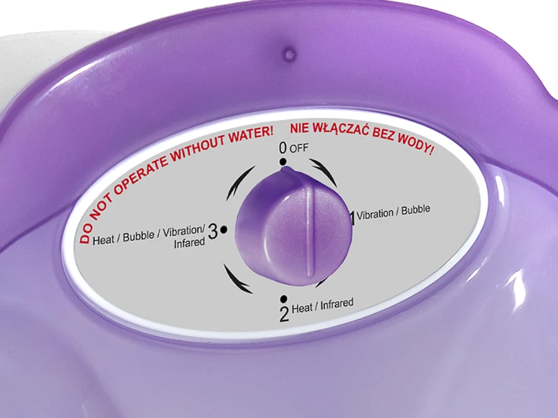 Lafe FootSpa balta ir-violetinė