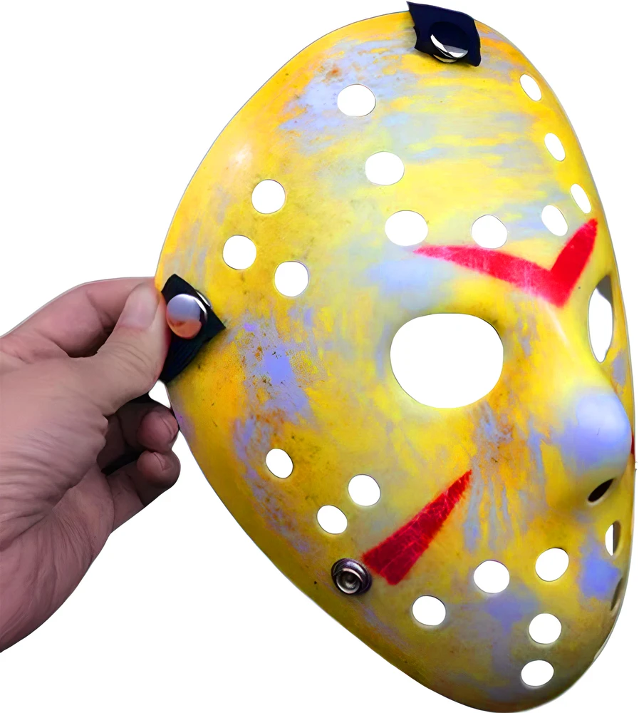 Maska Jasono penktadienio 13-osios „Voorhees Freddy Friday“ Helovino ledo ritulio kostiumo kaukė -o287
