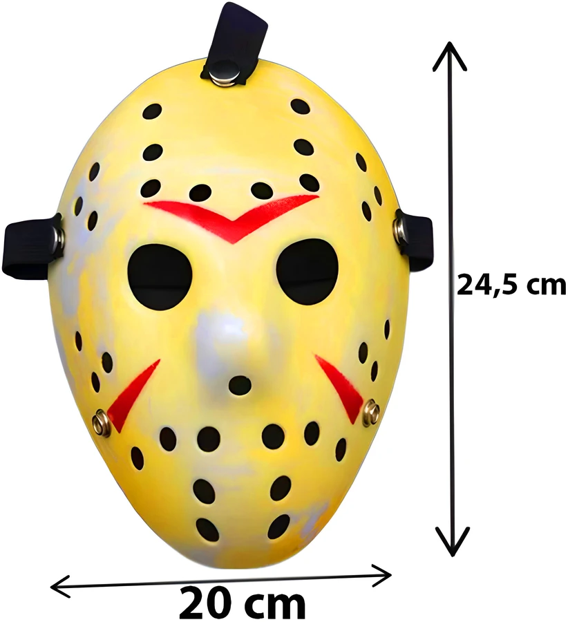 Maska Jasono penktadienio 13-osios „Voorhees Freddy Friday“ Helovino ledo ritulio kostiumo kaukė -o287