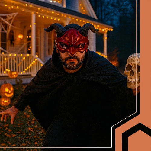 Ruhhy Ruhha demono/velnio kaukė 26123