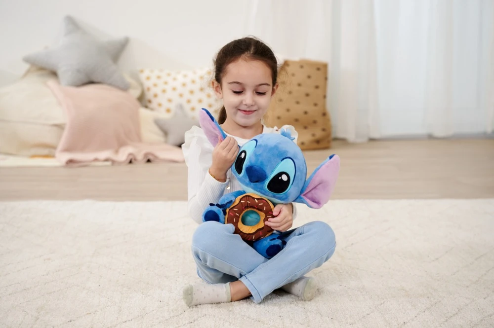 Simba Maskotka „Disney Stitch“ pliušinis žaislas su Donatu, 25 cm, originalus