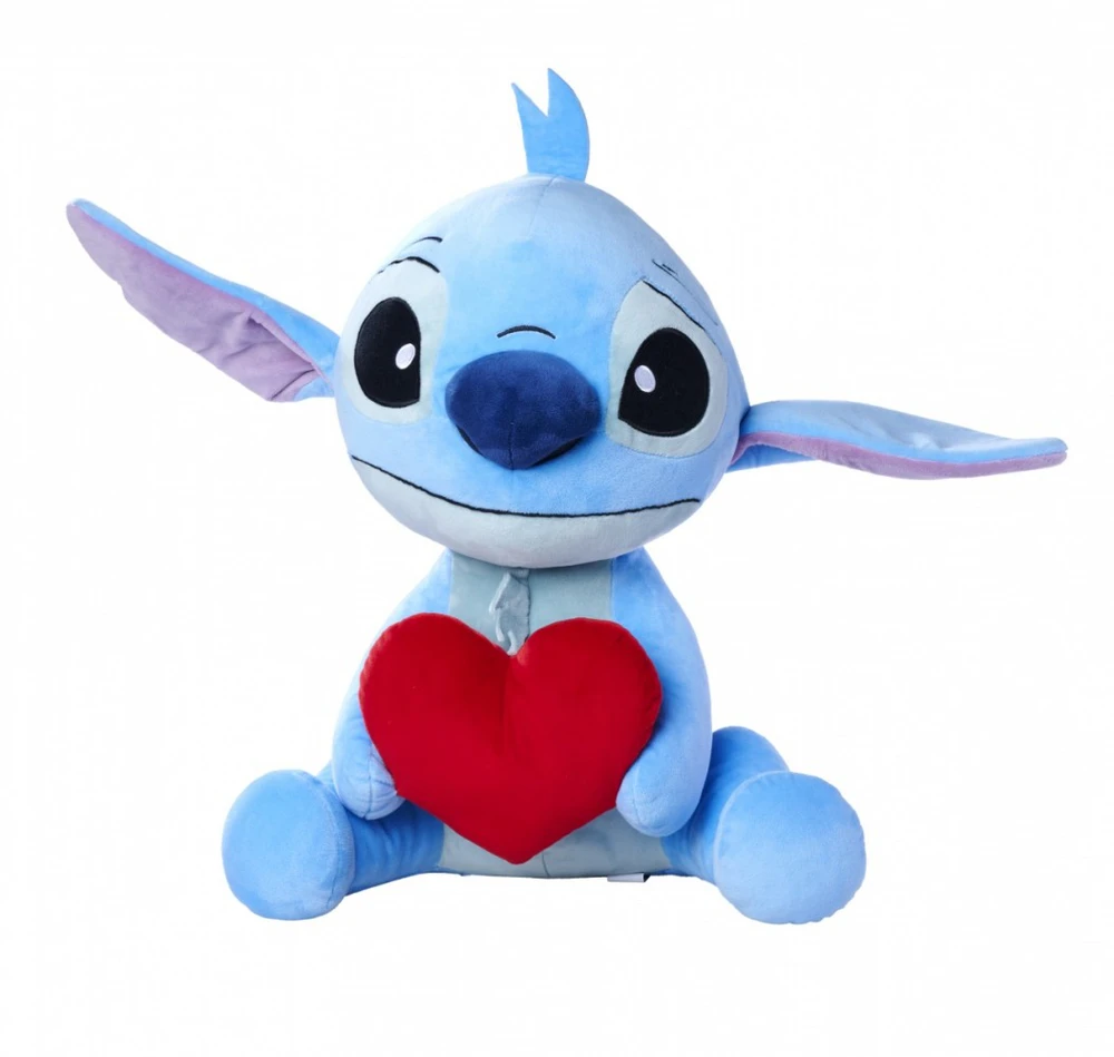 Simba Maskotka Disney Stitch talismanas su širdele, 50 cm, originalus