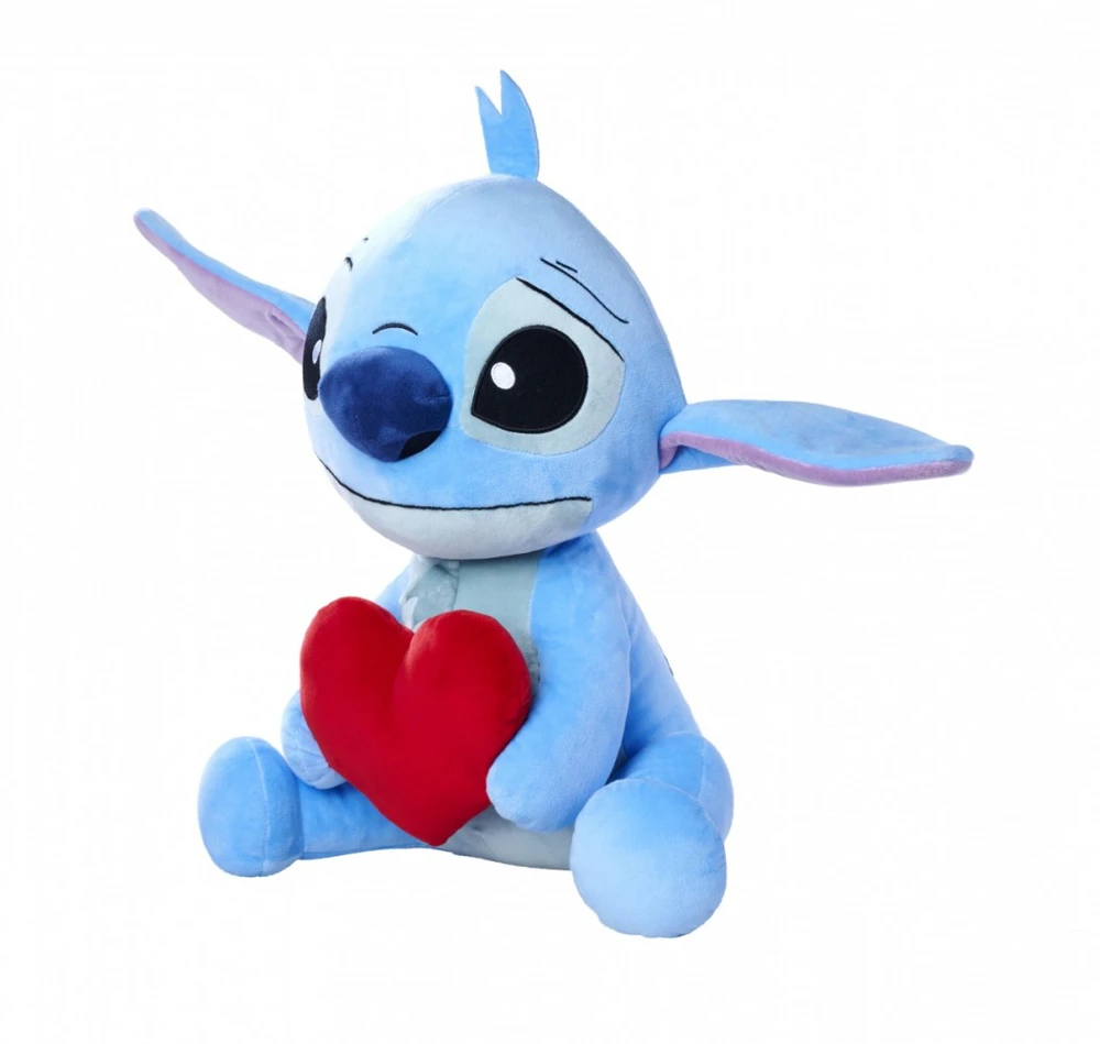 Simba Maskotka Disney Stitch talismanas su širdele, 50 cm, originalus