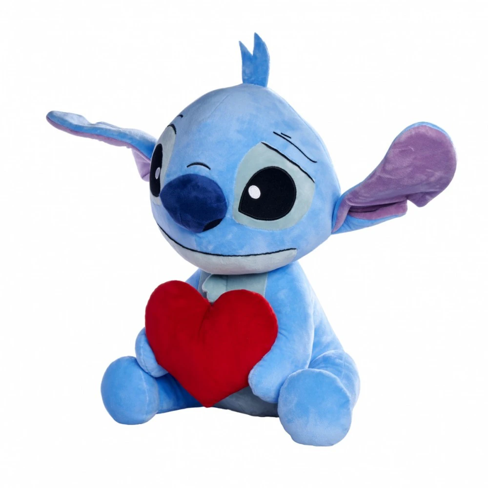 Simba Maskotka Disney Stitch talismanas su širdele, 50 cm, originalus