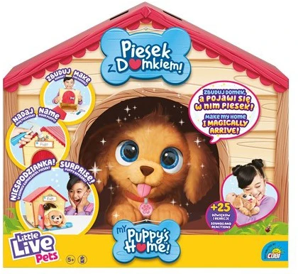 LITTLE LIVE PETS Interaktyvus rinkinys „Šuniuko namelis“