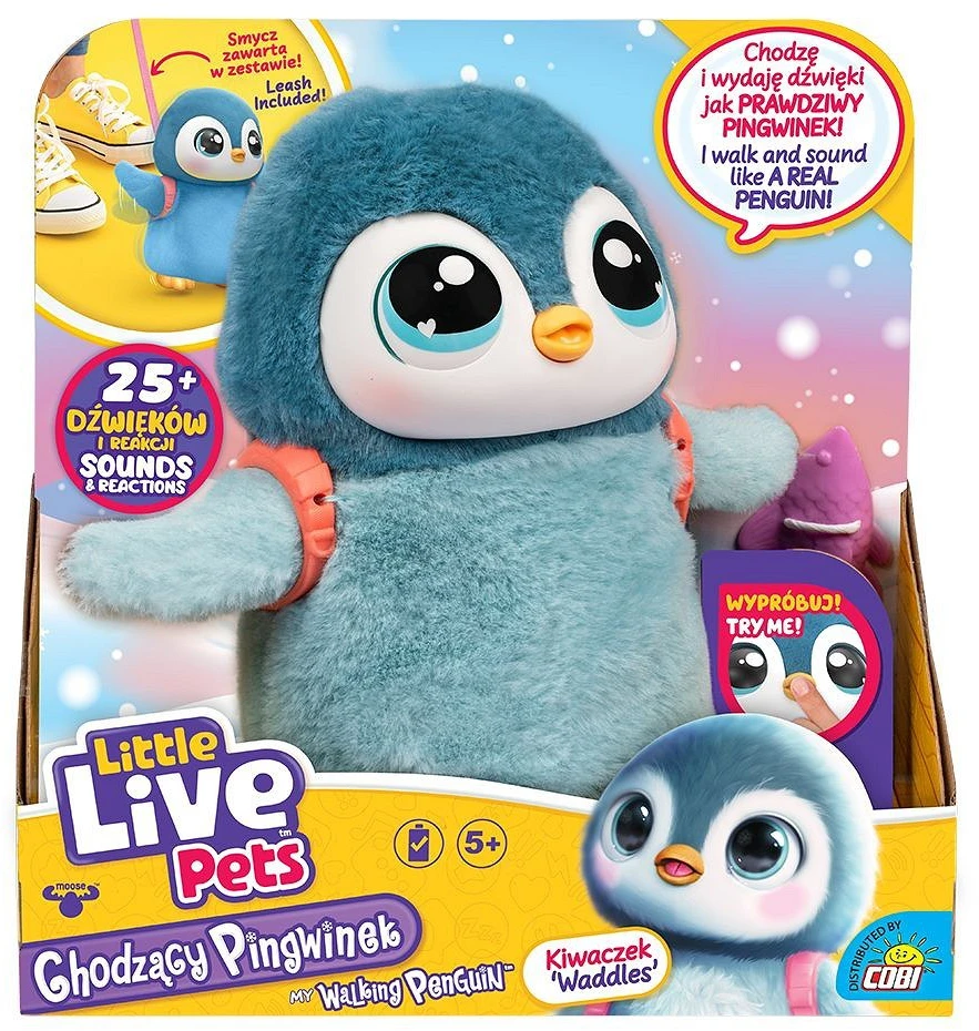 Moose Toys LITTLE LIVE PETS Chodzšcy Pingunek 26535