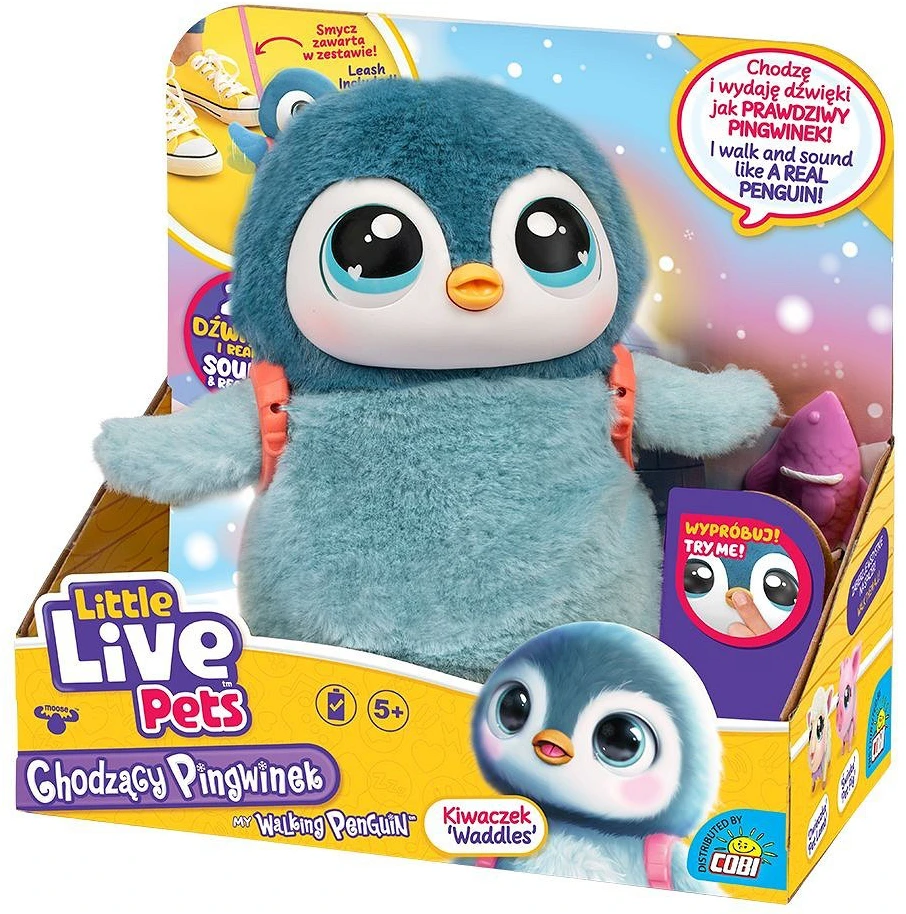 Moose Toys LITTLE LIVE PETS Chodzšcy Pingunek 26535