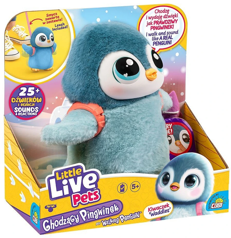 Moose Toys LITTLE LIVE PETS Chodzšcy Pingunek 26535
