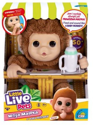 Interaktyvi žaislinė beždžionėlė Little Live Pets