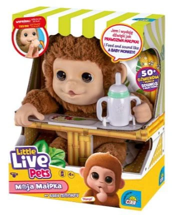 Interaktyvi žaislinė beždžionėlė Little Live Pets