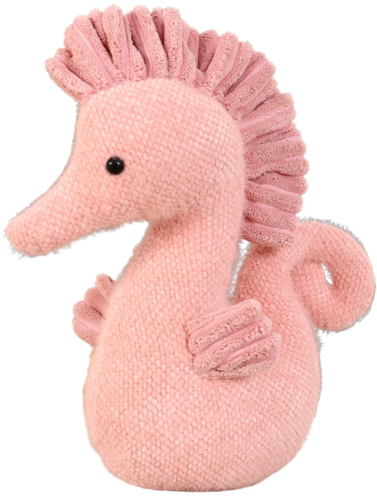Lean Toys Pliušinis žaislas - rožinis jūrų arkliukas, 25 cm aprašymas - Prekės nuotrauka