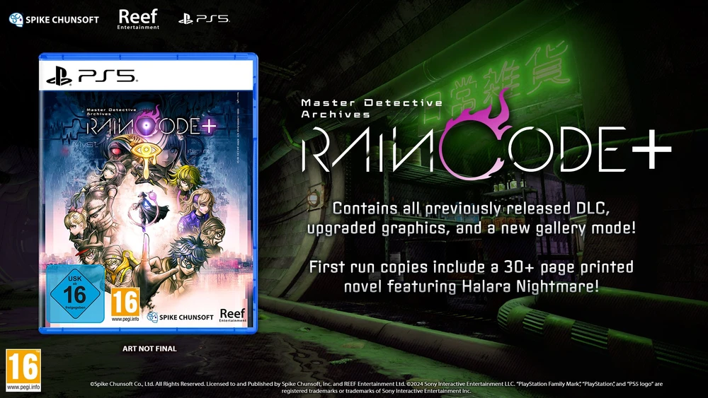 „Master Detective Archives“: RAIN CODE Plus – „Lucid-Noir“ (ribotas leidimas) – „PlayStation 5“