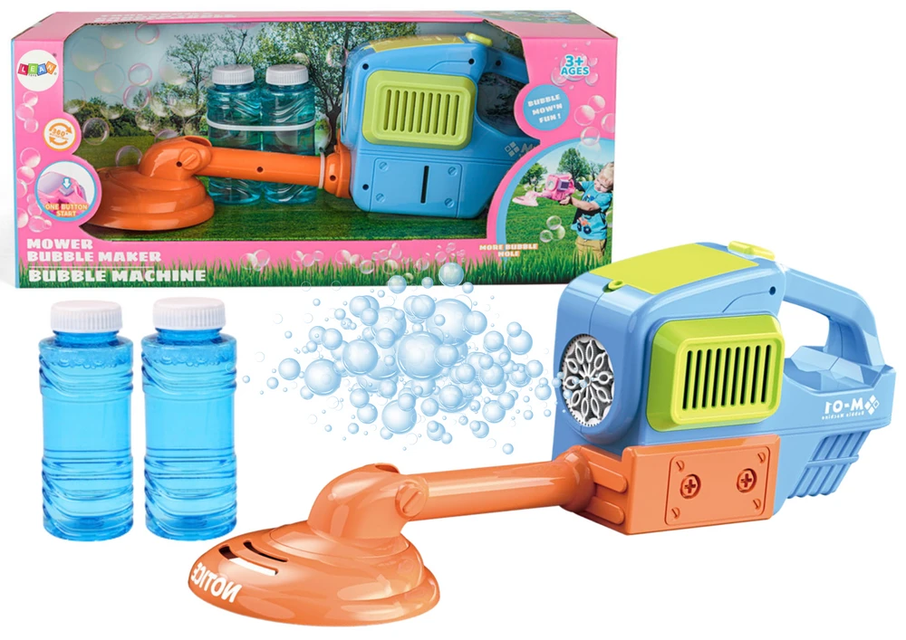 Lean Toys Mėlynas muilo burbulų žaislas vaikams 39x13 cm