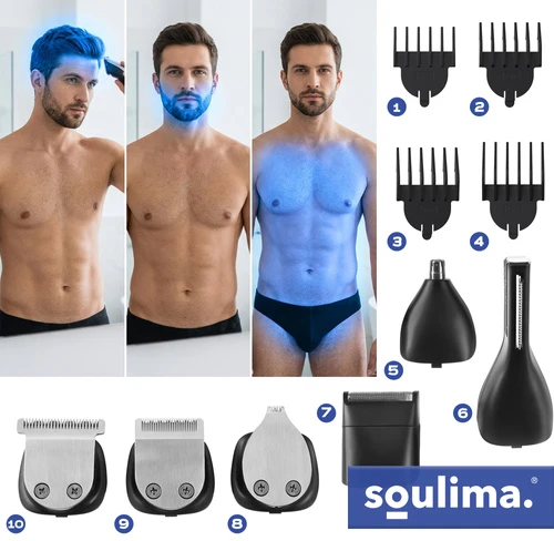 „Soulima 27313“ skutimosi peiliukas-trimmeris