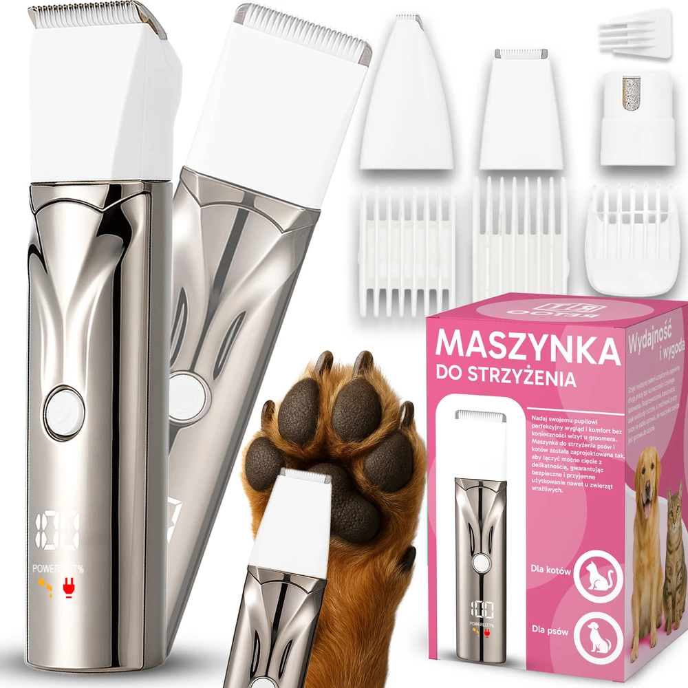 Maszynka Gyvūnų kirpimo mašinėlė PetTrim SilentPro, 5W