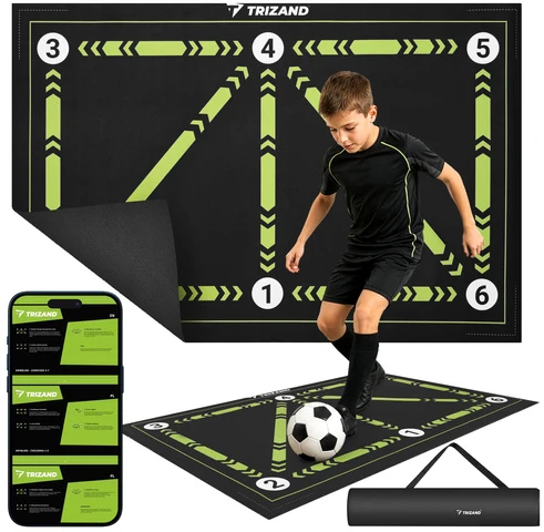 Trizand 60x90cm futbolo treniruočių kilimėlis