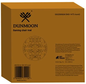 Virtuvinės svarstyklės Žaidimų kilimėlis po kėde apvalus Dunmoon 25956
