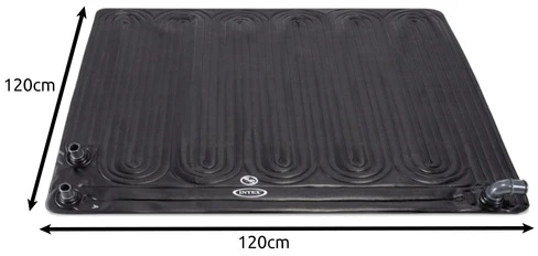 Intex Saulės energija šildomas kilimėlis, juodos sp., 1,2x1,2 m, PVC