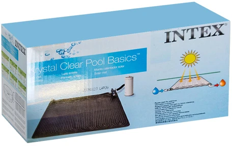 Intex Saulės energija šildomas kilimėlis, juodos sp., 1,2x1,2 m, PVC