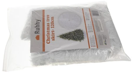 Baltas kilimėlis po eglute 120 cm Ruhhy 22227